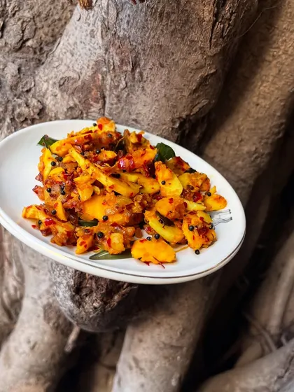 Savoring the best part of the jackfruit: the nutty seeds. This jackfruit seed stir-fry is earthy, spicy, and unbelievably yummy. It's a seasonal treat that we make the most of during the summer.