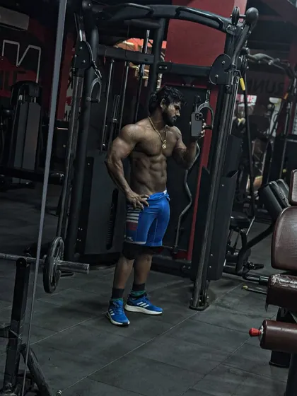A shredded mirror selfie showing my abs and obliques. This level of conditioning requires a strict diet and intense training.
