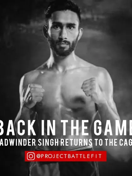 The Lion of Punjab, Yadwinder Singh, is stepping back into the cage after 6 years. We're working to scrape off the ring rust and unleash his best.