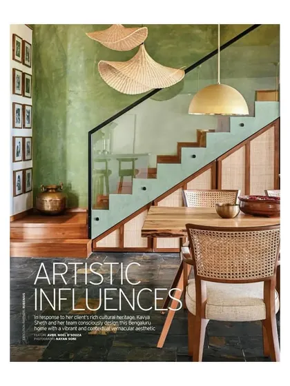 Our "Meadows in the Sun" project featured in Good Homes Magazine. This home was a beautiful exploration of our client's rich cultural heritage, translated into a modern, artistic home.