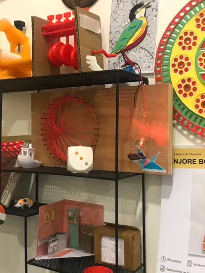 A throwback to when our "office" was just a well-decorated corner in my house! It's amazing to see how far we've come.