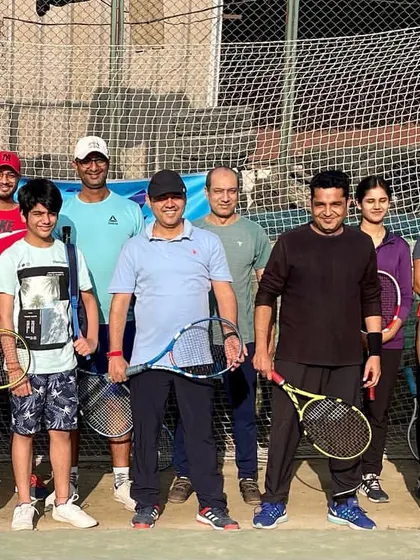 Tennis at our academy is a community affair. This is a snapshot from a fantastic demo session we hosted with Babolat, where our students, from young aspiring players to seasoned adults, got to experience top-of-the-line equipment together.