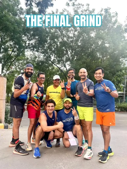The final grind. Day 2 of the final week, and the runners are showing up, no matter how sore.