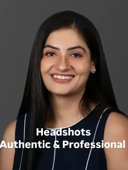 Here, the studio lighting is designed to be soft and flattering, capturing a naturally radiant smile. This type of headshot is perfect for professionals who want to appear open, friendly, and engaging on their profiles.