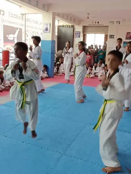 More jumping drills in progress.