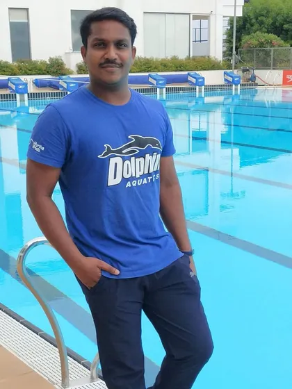 Ready for another day of coaching at my favorite place, the swimming pool. Whether you are a beginner or an advanced swimmer, I am here to help you achieve your goals.