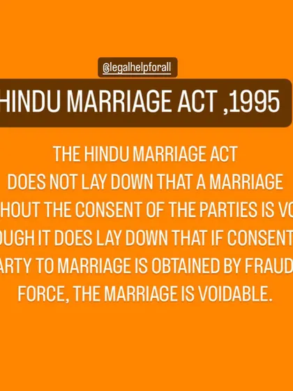 Under the Hindu Marriage Act, a marriage obtained by fraud or force is not automatically void, but it is voidable. This means the affected party can approach the court to have it annulled.