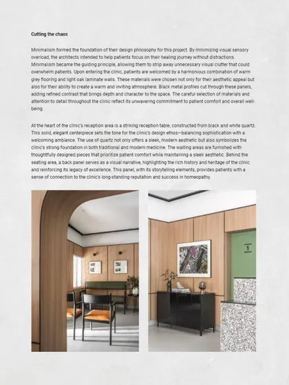 The article in Architect and Interiors India details our minimalist approach, which we used to cut through the chaos and help patients focus on their healing journey.