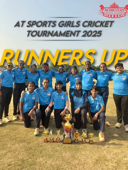 Our girls' team finished as proud runners-up at the AT Sports Girls Cricket Tournament, showcasing their incredible talent and teamwork.