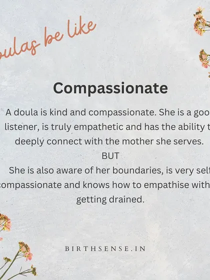 As a doula, I am compassionate and empathetic, but also aware of my boundaries. This allows me to connect deeply without getting drained, so I can be fully present for you.