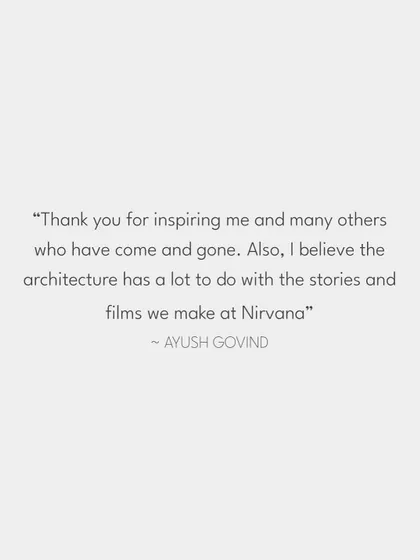 The true measure of our success is the impact our architecture has on the people and the work created within it. This testimonial from a client at Nirvana Films affirms our belief that a well-designed space can directly inspire the stories we tell.