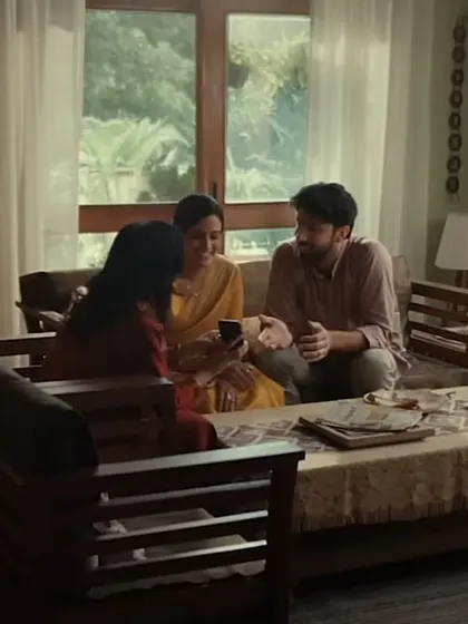 For the 'Jaago Janani' campaign, I created a comfortable and realistic home environment through costume. The styling for this family conversation scene uses soft fabrics and simple silhouettes to make the characters feel like a real family.
