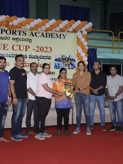 An award being presented to an outstanding player during the Unique Cup 2023 ceremony. We recognize individual excellence.