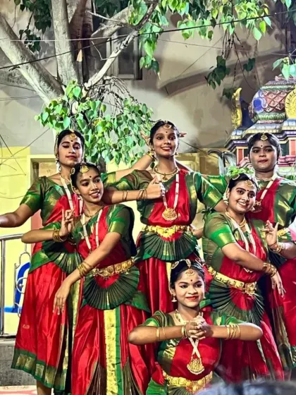 My students offering their dance as a prayer during the Karaga festival.