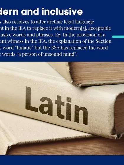 This graphic from our legal update discusses the move towards modern and inclusive language in new laws. We believe clarity in legal text is essential for fair and effective dispute resolution.