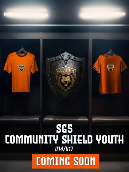 Coming soon: The SG5 Community Shield Youth tournament for U14 and U17 teams. Get ready for a clash of tomorrow's champions.