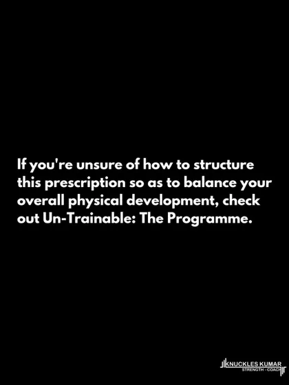 If you're unsure how to structure your training to balance physical development and manage stress, my Un-Trainable program is designed to do exactly that for you.