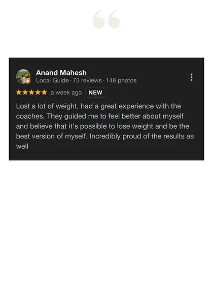 After struggling for years, our client lost 7 kgs and 8 inches in just 6 weeks. Our coaches guided him to feel better about himself and believe that transformation is possible.