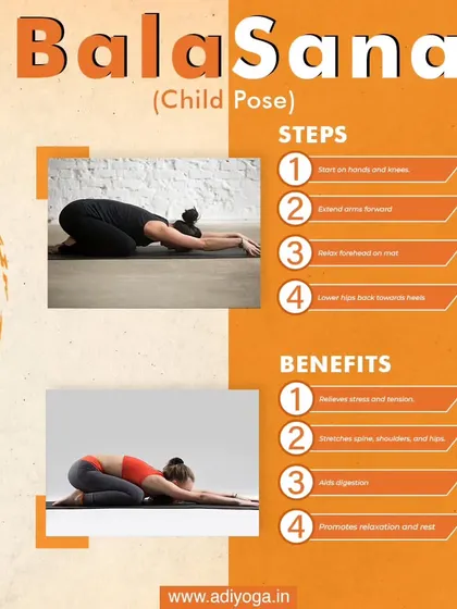 Balasana, or Child's Pose, is a foundational restorative pose. This guide shows the simple steps and highlights its benefits, including stress relief and promoting rest.