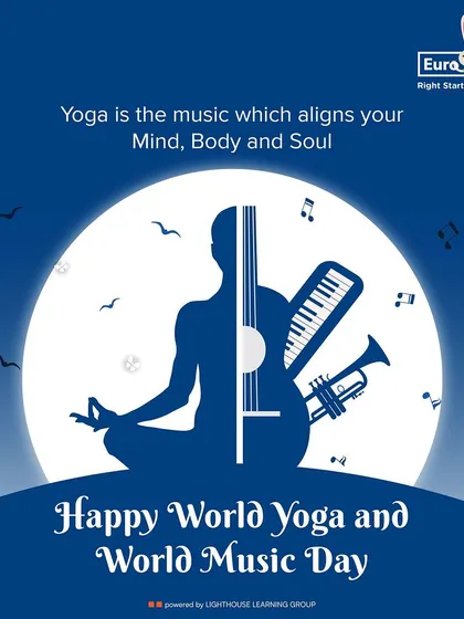 Yoga and music are the perfect duo for holistic development. My curriculum includes both YogaKids and EuroMusic to align the mind, body, and soul, celebrating both World Yoga Day and World Music Day.