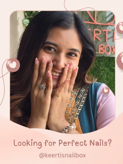 If you're looking for perfect nails, you're in the right place. This client is absolutely in love with her new manicure.