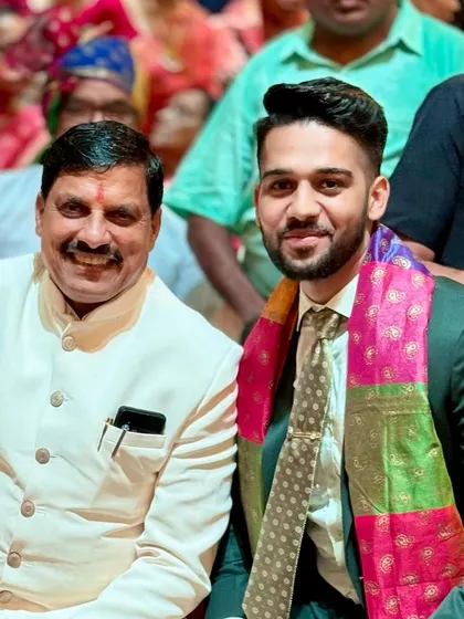 With the Hon’ble Chief Minister of Madhya Pradesh, Shri Dr. Mohan Yadav Ji. Interacting with political leaders helps in understanding the broader context of governance and law.