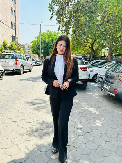 Dressed for a day at Saket Court. I believe in being lawfully fabulous. My professional attire is an extension of my confidence and respect for the profession.