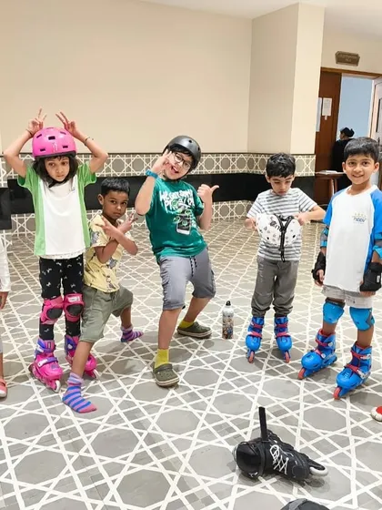 A fun group photo of our skaters, showing off their personalities and the joy of being on wheels.