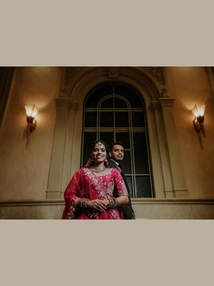 A duplicate of the grand, wide-angle reception portrait, showcasing the beautiful venue.
