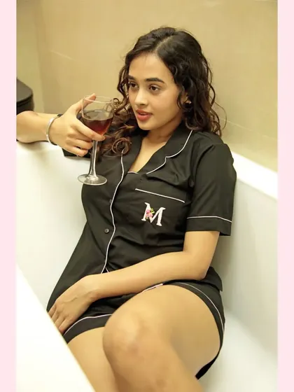 For this loungewear brand, we created a lifestyle scene that feels both luxurious and relaxed. This shot of a model in a custom-embroidered pajama set shows how I can build a narrative for your products, making them more relatable to your customers.