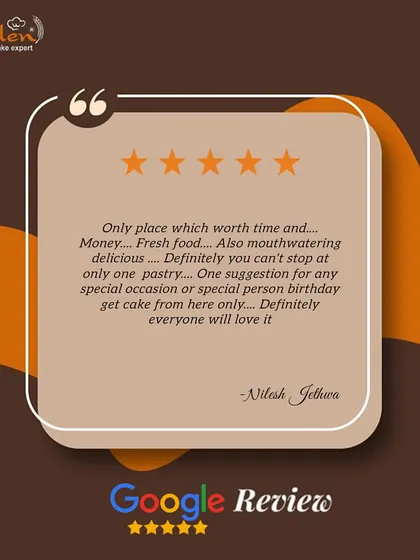 Only place which worth time and... Money.... Fresh food... Also mouthwatering delicious." We are so happy to be your recommended spot for special occasions.