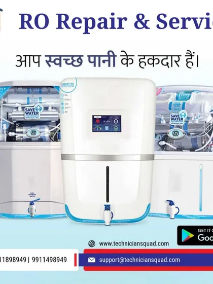 A showcase of modern RO water purifiers we service and repair. We ensure you have access to clean and safe drinking water with our expert maintenance for all major brands.
