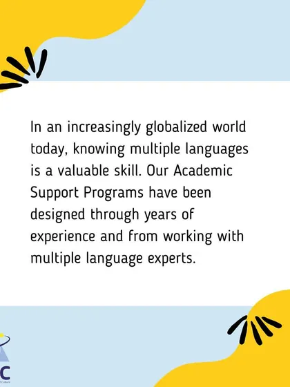In a globalized world, knowing multiple languages is a valuable skill. Our programs are designed by experts to give children a creative and mental edge.