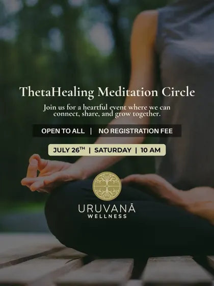 Join me for a ThetaHealing Meditation Circle. This is an open event with no registration fee, created for us to connect, share, and grow together in a heartful space. It is a wonderful way to feel the gentle power of this modality.