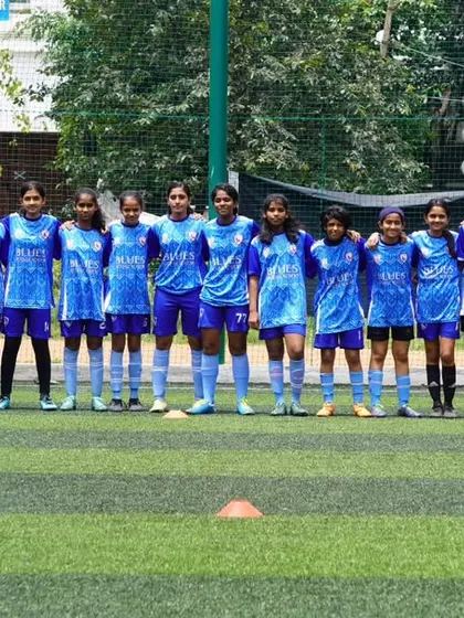 Our Blues Women's Team stands united after finishing as runners-up. Their performance was a great show of spirit and teamwork.