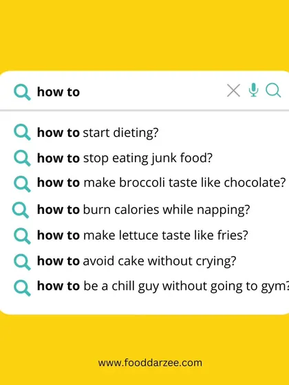 "How to start dieting?" "How to make broccoli taste like chocolate?" Stop the endless Google searches and let us be your chill solution.