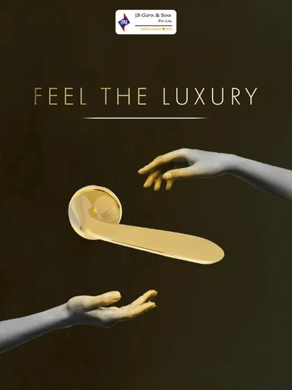 Feel the luxury, right at your fingertips. This image captures the essence of our premium door handles, which are crafted with elegance and designed to be more than just hardware, they are art.