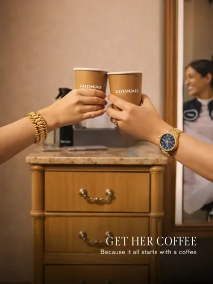 It all starts with a coffee. For Valentine's Day, we believe in creating moments. Come in for great hair and perfect nails, and start your experience with a warm welcome.