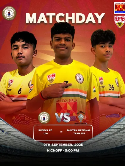 Another high-altitude match day in Bhutan. Our U16 team faces the Bhutan National Team U17. The clash begins!
