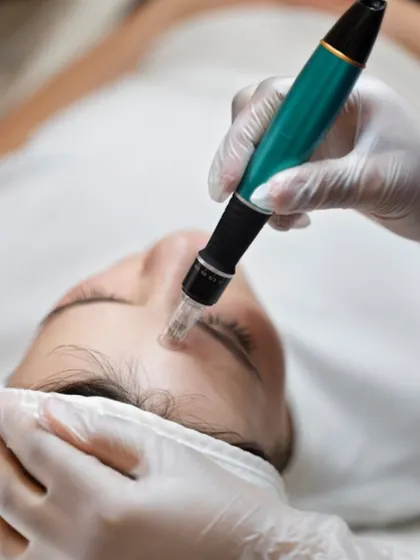 Microneedling is a powerful collagen induction therapy. I use a professional-grade device to create controlled micro-injuries, which stimulates your skin’s natural healing process to improve scars, pores, and fine lines for a revitalized appearance.