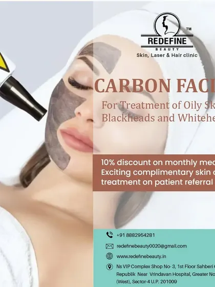 Another look at the Carbon Facial, a treatment designed to purify and revitalize your skin. It is an excellent choice for managing oily skin and achieving a clearer complexion.