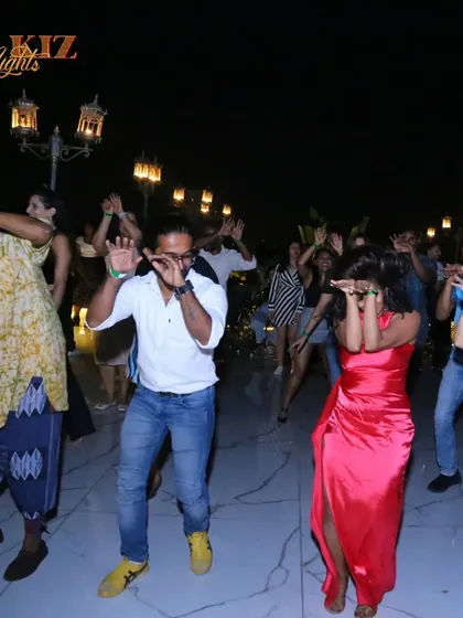 A candid photo from a birthday celebration where I led the dance animation. These social events are all about creating a fun, relaxed atmosphere where everyone feels comfortable joining in on the dance floor.