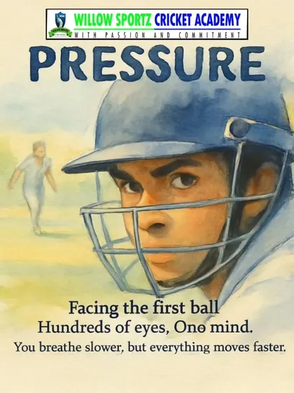 The feeling of pressure when facing the first ball. Our mental conditioning sessions prepare players to stay calm and focused when the stakes are high.