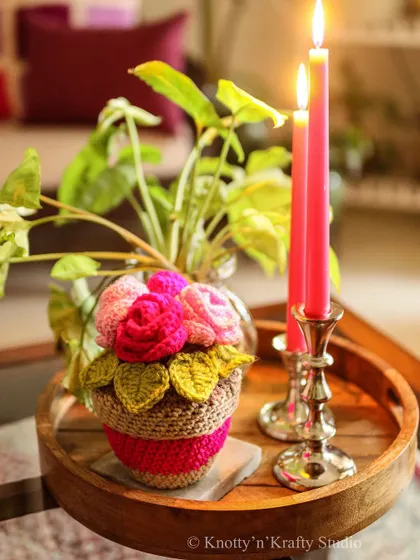 Festive vignettes with our Rosie Posie. The bright pinks are perfect for adding a celebratory feel to any corner.