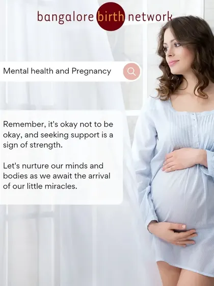 Let's nurture our minds and bodies as we await the arrival of our little ones. Your mental health is just as important as your physical health, and we are here to provide resources and support for both.