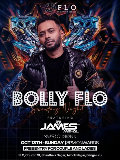 "Bolly Flo" is another one of my signature Bollywood nights. This one offered free entry for couples and ladies, ensuring a great mix and a full house.