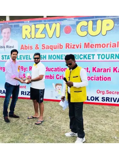 Hitesh Gemini was awarded Best Bowler and Man of the Match in the final of the Rizvi Memorial tournament. Our all-rounders are trained to deliver under pressure.