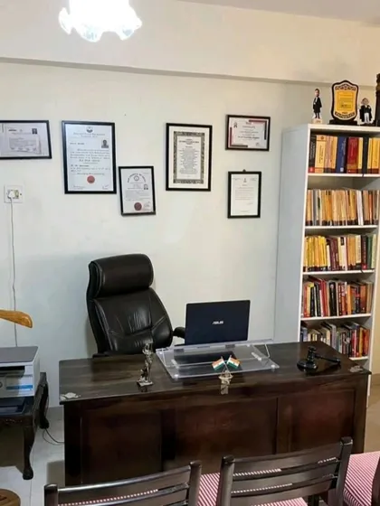 A view of my new office in Miramar, Goa. This presence allows us to better serve our real estate and litigation clients in the region.