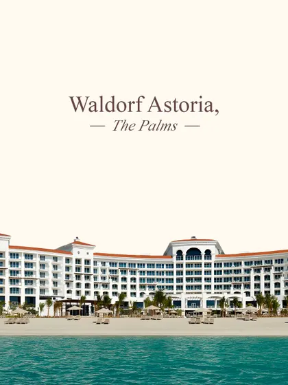 A top Dubai venue: Waldorf Astoria, The Palms. Known for its classic grandeur, personal service, and stunning ocean views, it's a perfect canvas for an elegant wedding.