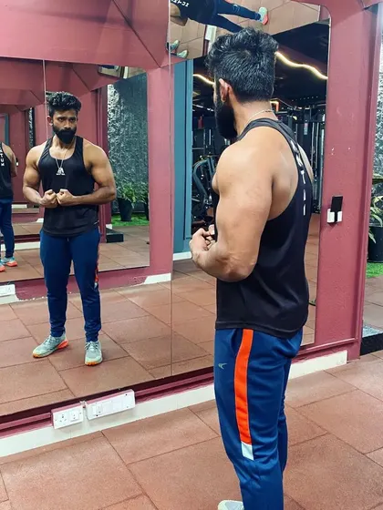 The mirror shows you the truth. I use it to check for symmetry, proportion, and conditioning, ensuring every part of the body is developing correctly.